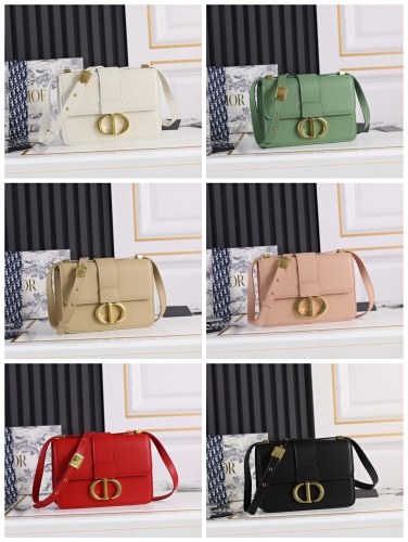 No.53416   1001    24*17*8cm    Di0r 30 Montaigne Montaigne bag, plain grain, leather,