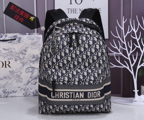 No.53579   M6104STZQ    35*41*15cm   TRAVEL backpack, blue jacquard waterproof technology fabric, Oblique print