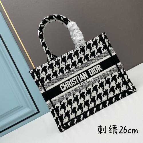 No.53586    M1265    26.5*21*14cm   White mesh embroidery BOOK TOTE handbag,