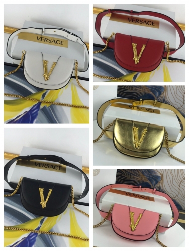 No.53589   DV3G984 18*4*13cm  Fashion style, Virtus waist bag, cow leather