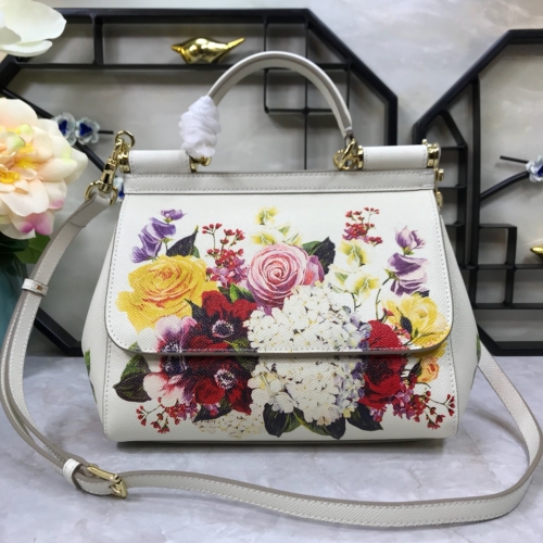 No.53988   25*20*12cm Printed messenger bag with mirror