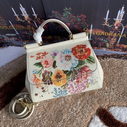 No.54019    25*20*12cm Cowhide print, messenger handbag, with mirror