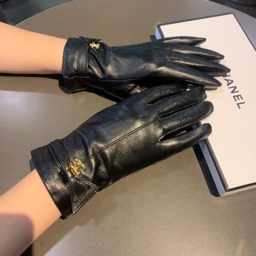 No. 90516   Chanel size M L Touch screen sheepskin gloves