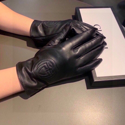 No. 90520 Gucci  size M L Touch screen sheepskin gloves