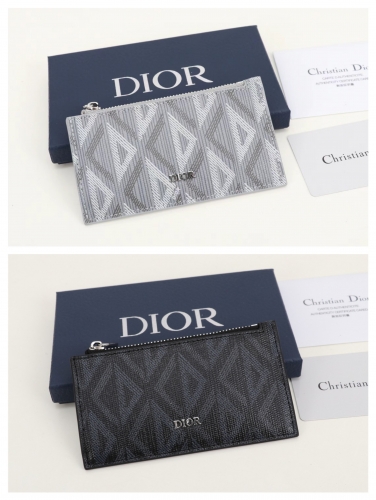 No.54308  2ESBC250    13.2*7.5cm  Zipper clip, Dior Grey CD Diamond canvas