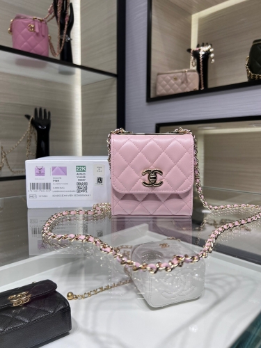 No.54317   A81633Y  11*11*5cm  22K Trendy mini small square pocket purse one shoulder cross body diamond pattern