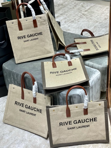 No.54367   509415   48*36*16cm  631682  37.5*38*17cm  Rive Gauche Tote Bag，