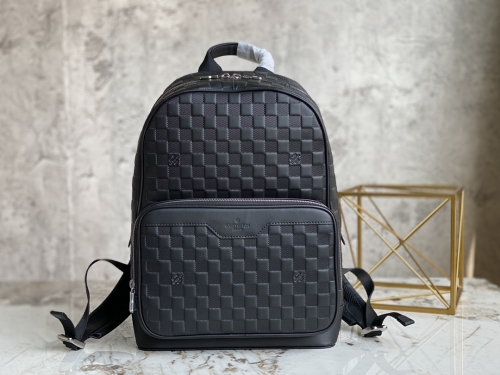 No.54505   N40306   30*39*13cm  Backpack series Campus backpack, Damier Infini leather, full leather pressure grid