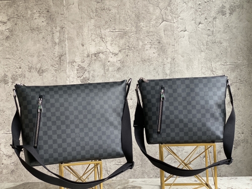 No.54563   N41106   43*31*9cm   M41121   30*24cm  Messenger bag series Mick handbag, Damier Graphite canvas, Haig