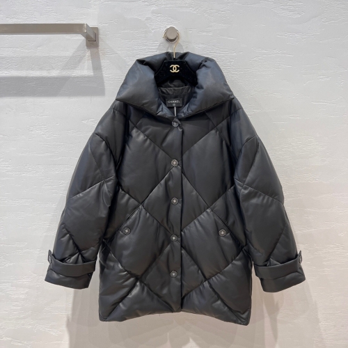 No. 90551    CHANEL size： S M L  Leather down jacket, 100% imported sheep skin, white duck down