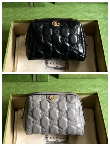 No.54658   726047  16*12.5*9cm GG matelasse é leather shoulder bag UM8HG,/embossed G original leather