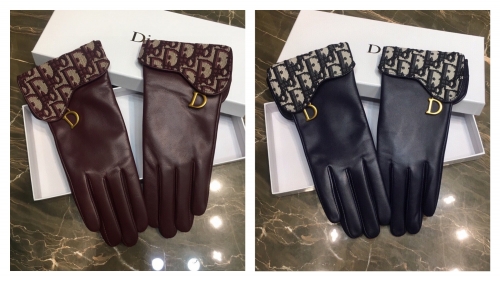 No. 90555   Dior   size:M L  Sheepskin gloves, 100% imported lambskin inner cashmere