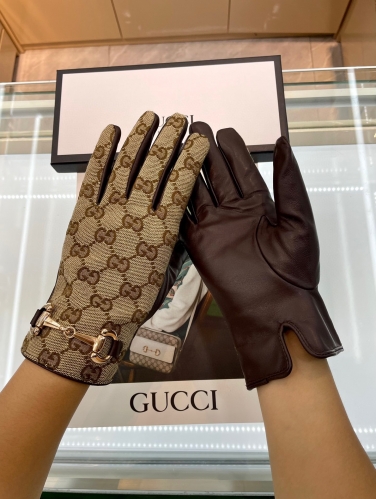 No. 90575   Gucci size: M L Sheepskin gloves, 100% imported lambskin inner cashmere