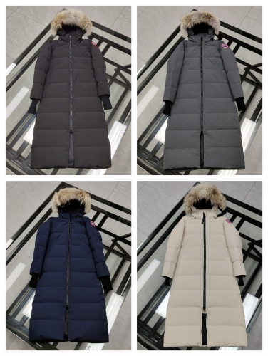 No. 90579   CANADA GOOES  size: S M L XL XXL Canada goose Mystique parka, knee length, new national standard 90 white duck down