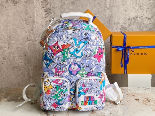 No.54682   M21846  30*40*15.5cm  Backpack series MULTIPACKET Backpack, Damier Graphite canvas+animal pattern