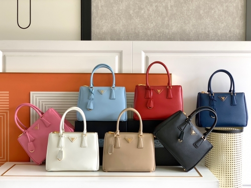 No.54971 1BA863  28*20*12cm  1BA274  32*24*15cm 1BA906 20*15*9cm Galleria handbag imported cross grain cow leather