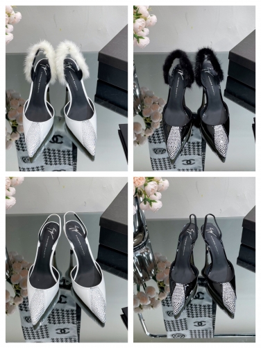 No.62889  Giuseppe zanotti size 35-40  23ss new high heels, imported patent leather+rhinestone upper