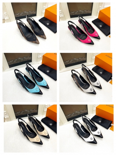 No.62960    LV   size 35-42  Early spring 2023 new open-heeled high-heeled shoes, ARCHLIGHT series