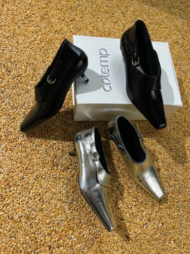 No.63056   COTEMP size 35-40  2023 new square-headed cat heels