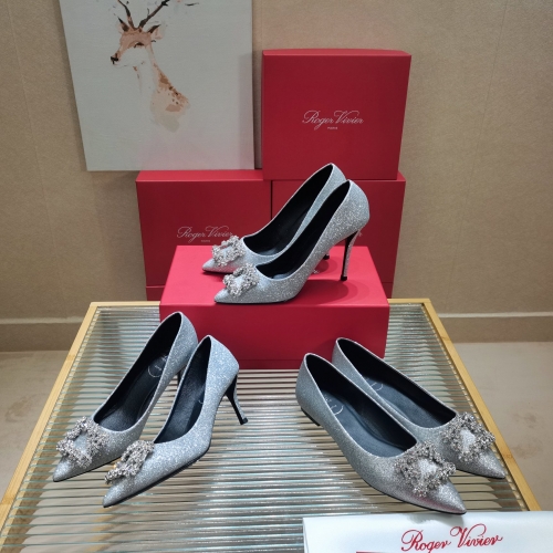 No.63148   RV size 34-41  Diamond buckle silk single shoe series