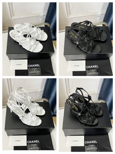 No.63230   CHANEL size 35-39  2023C Spring/Summer New Camellia Sandals