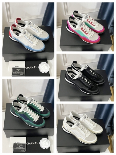 No.63251   CHANEL   size 35-40  23P Xiaoxiang Colored Casual Sports Shoes Tennis Shoes