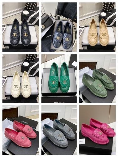 No.63304   CHANEL size 35-40  Lefu shoes, original imported mixed sheepskin and rubber outsole