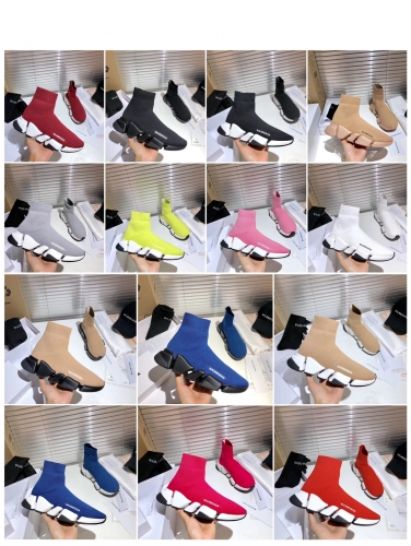 No.63449   size 35-45   Balenciaga  Speed 2.0 Couple Socks and Shoes