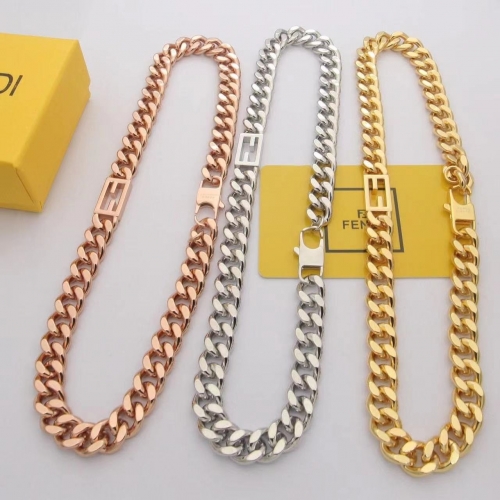 No.90678   Fendi logo necklace