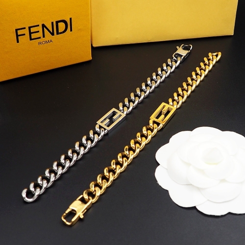 No.90679  Fendi denim thick bracelet