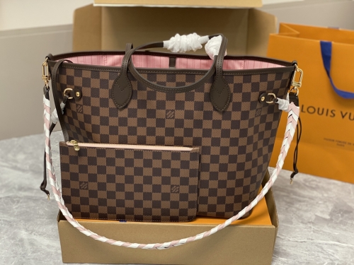 No.55271     N40448     31*28*14cm  Sac Neverfull MM Medium Handbag