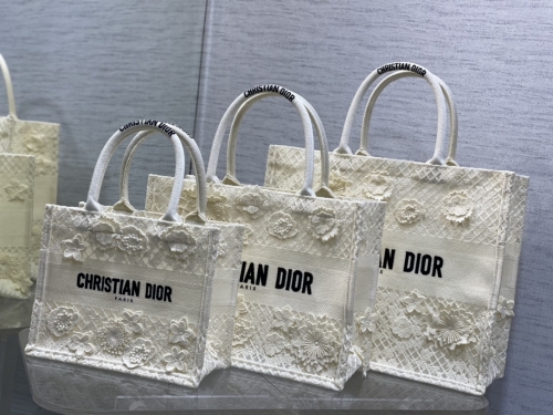 No.55307  42*18*35cm  36*18*28cm  26*8*22cm  Tote's latest lace flower series, imported factory embroidered handmade flower shopping bags