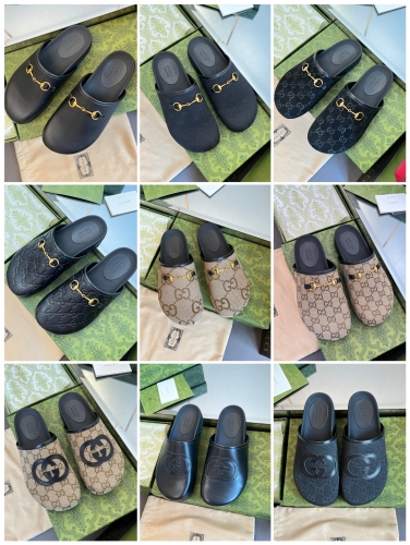 No.63589  size 35-47 Gucci Mueller Shoes with Baotou Slippers