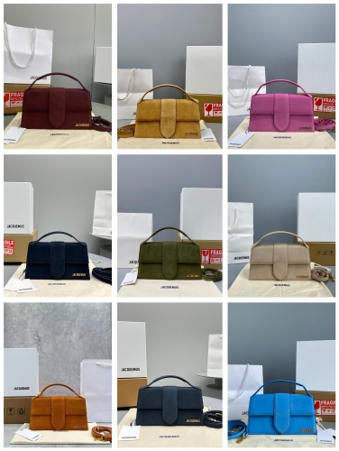 No.55329  2056 24*13*7cm Jacquemus bamnino new crossbody bag