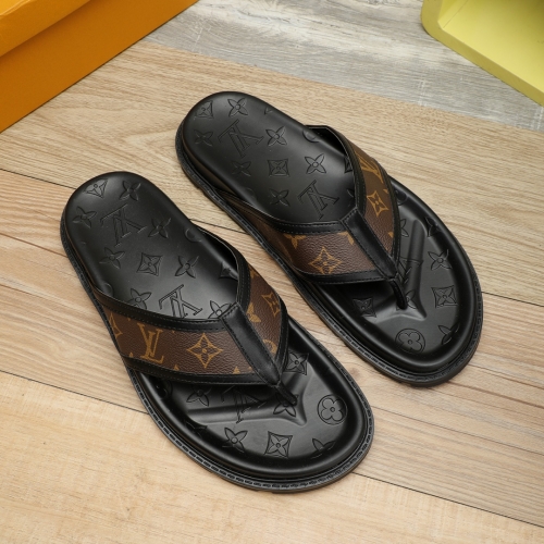 No.63669 size 38-46 Men's leather flip flops