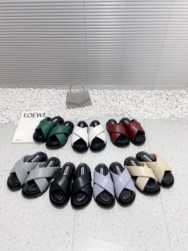 No.63659  size 34-40 Jil sander slippers, lambskin