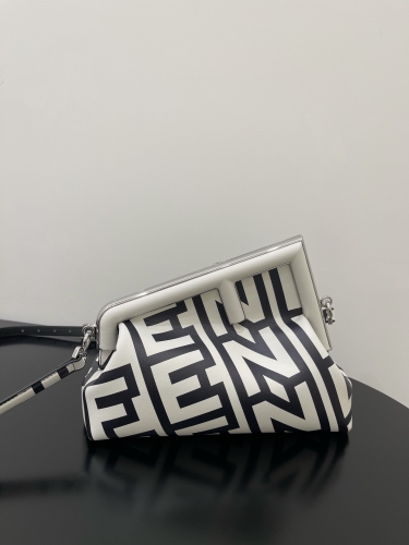 No.55387     26*9.5*18cm  Fendi First Collection, Black and White Limited Edition