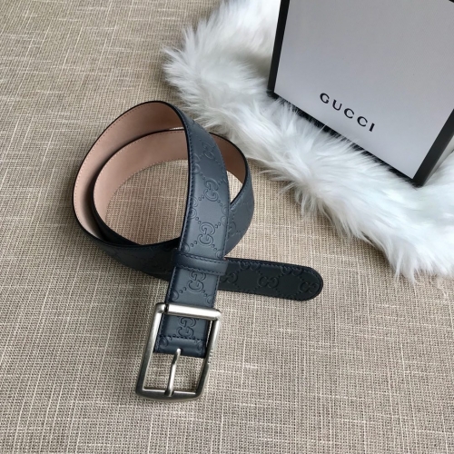 No.90752   GUCCI  Double G embossed, width 3.8cm