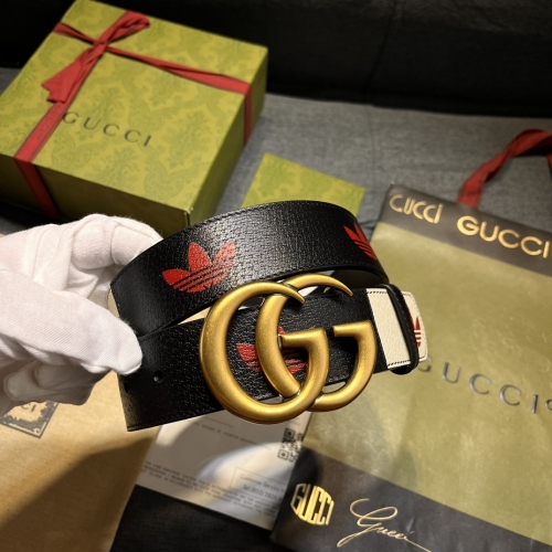 No.90756   GUCCI Adidas+Gucci belt, width 4.0cm