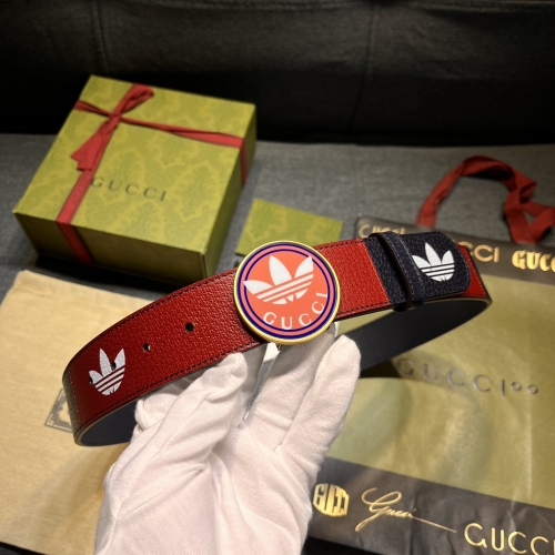 No.90755  GUCCI Adidas+Gucci belt, width 4.0cm