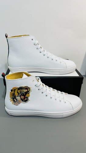 No.90791 GG snaker high top for men size 38-44 customized 45 ,size 45 with stock, support fast shipping