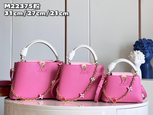 No.55356  m22375 48865  M20845 21*14*8cm M20844 27*18*9cm M20708 31.5*20*11cm CAPUCINES handbag