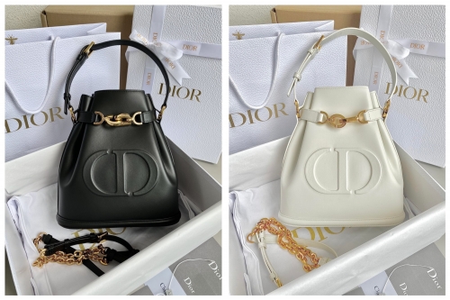 No.55432  7061   24*10*24.5cm  Cest dior brand new bucket bag, full leather