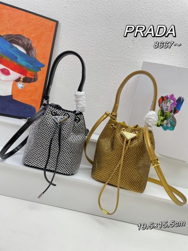 No.55553   bucket bag 1BE067 bling bling 16-21-10cm