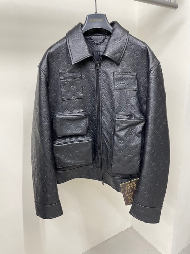 No.90894  LV  Tactical cowhide jacket   size：S-M-L-XL-XXL