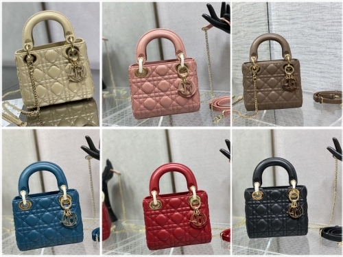 No.55576 Lady dior 17cm lady17cm sheep skin