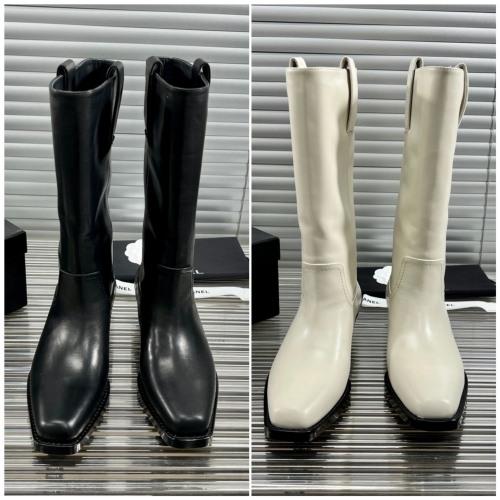 No.63882   CHANE Knight Boots, Calf Leather, Sizes 35-41