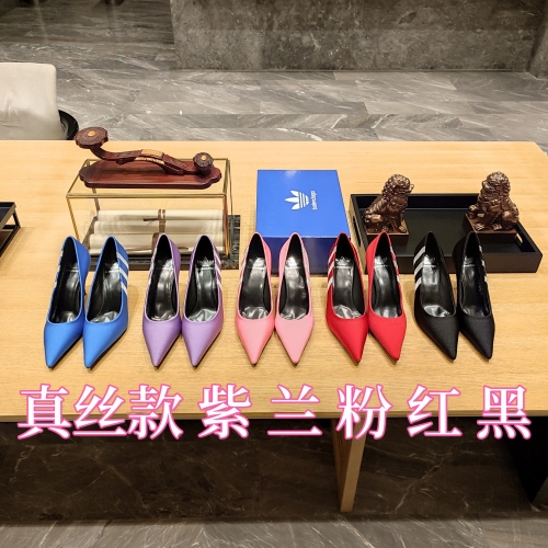 No.63916  Spring 2023 New Balenciaga/adidas, Silk High Heel Single Shoe, size: 34-42