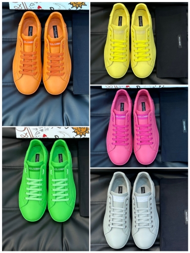 No.63982  DG men's casual sports shoes, imported original cowhide, dopamine bright color series, sizes 38-46
