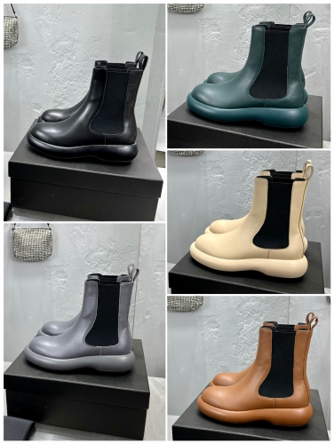 No.64089  JIL SANDER Matsuke thick sole short boots, original custom top layer calf leather, sizes 35-40